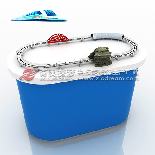 磁懸浮列車 中型科普展品 科技館設(shè)備-湖北奇奧探夢(mèng)科教設(shè)備